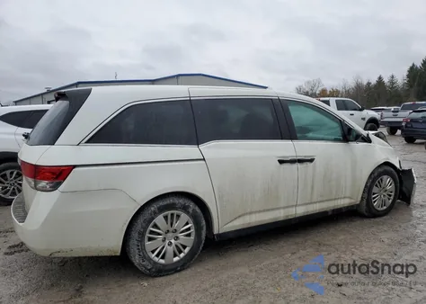 2016 Honda Odyssey Lx z USA, uszkodzony, nr VIN 5FNRL5H21GB091261